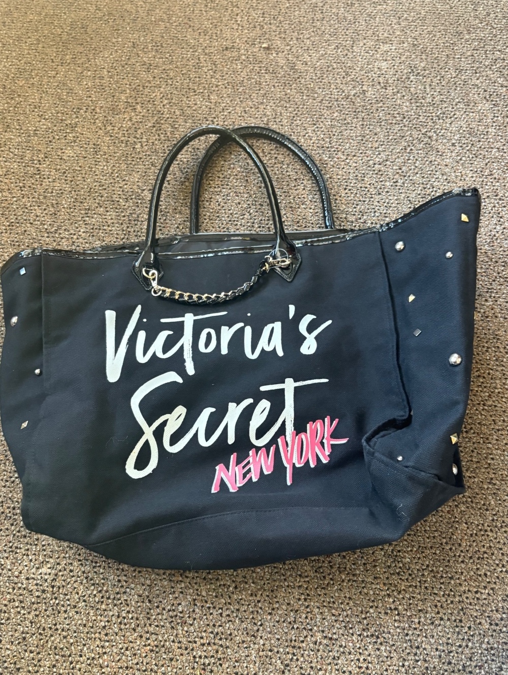 Victoria's Secret New York black tote bag